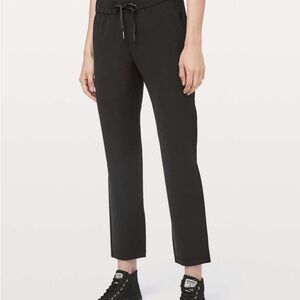 Lululemon Black On the Fly Woven Pant